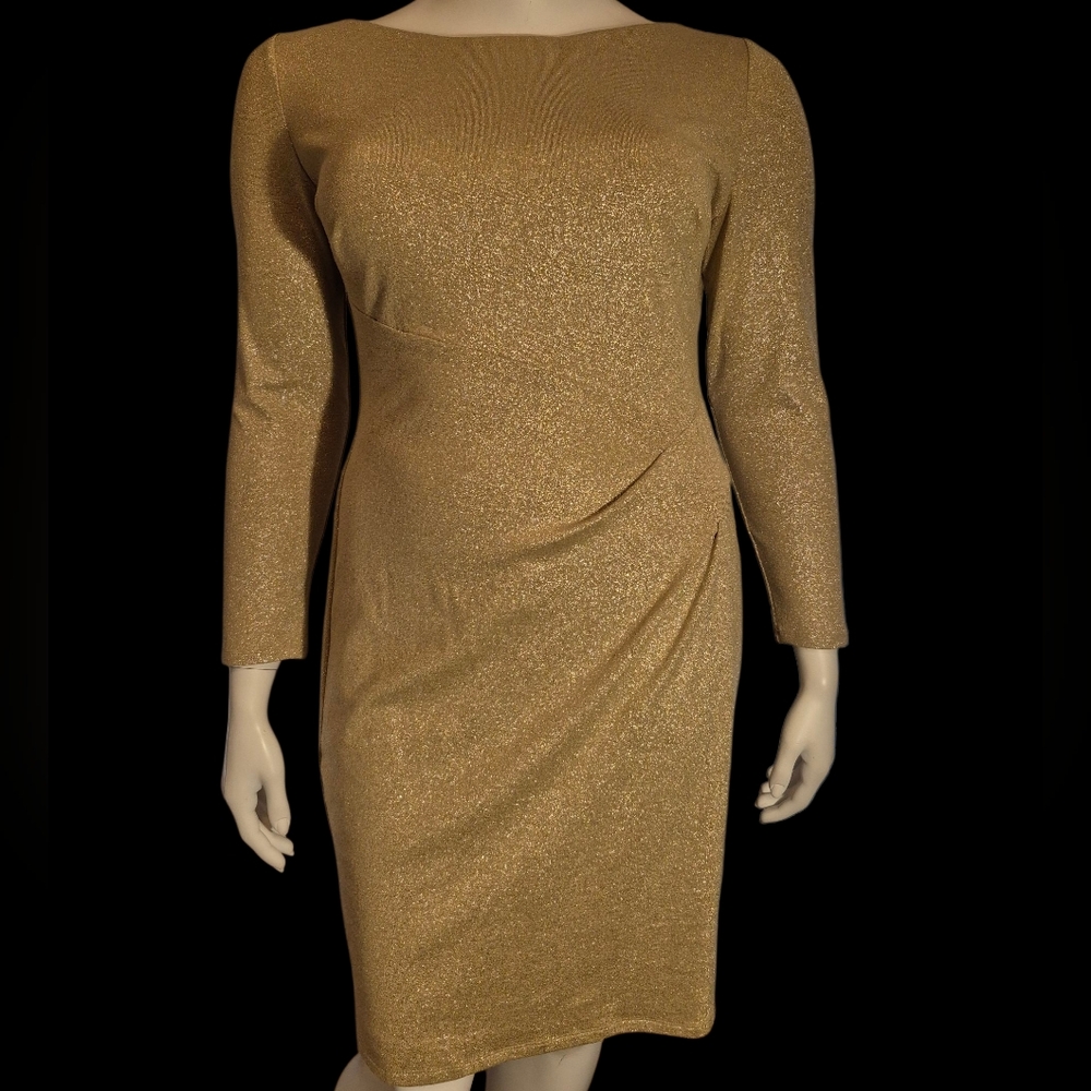 Hoilday GOLD SIMMER Party Dress